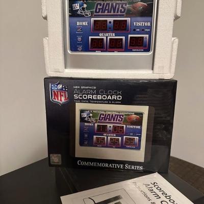 Quite a few NFL items, mostly N Y Giants