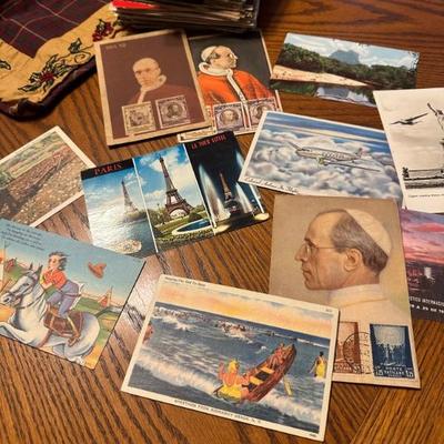 Hundreds of vintage postcards