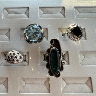 Sterling silver rings