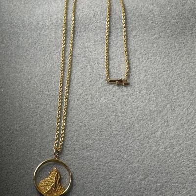 Gold Matterhorn pendant is market “585.†Chain is marked 14 k and is approx 21†long. A thoughtful gift for a hiker, or a lover of...