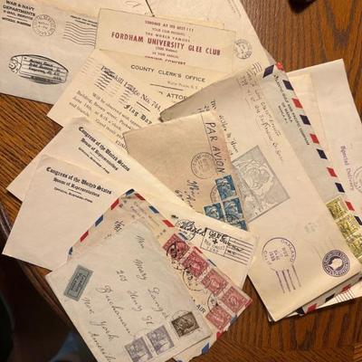 Vintage correspondence. So many interesting letters, notices, etc.