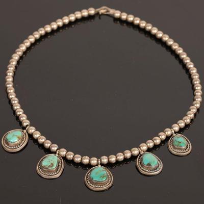 Native American Sterling Necklace