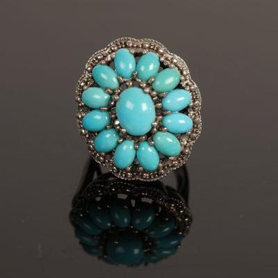 turquoise & sterling ring