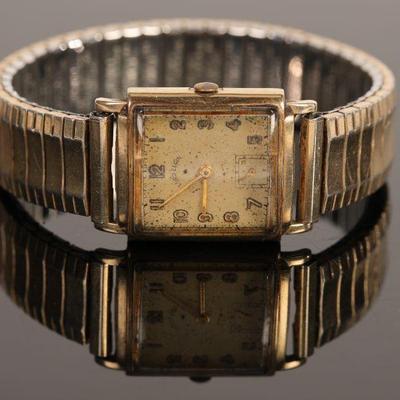 Vintage Lord Eling 14K gold wrist watch
