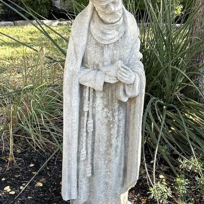 St. Francis Concrete Garden Statue