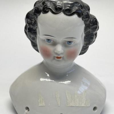 Antique Porcelain Doll Head