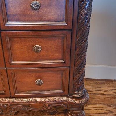"North Shore" Collection ByÂ ï»¿AshleyÂ Furniture ï»¿5 Drawer Dresser - paid $1200, 44.75"W x 54.25"H x 19"D ($799)