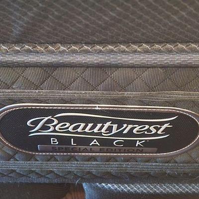 King Beautyrest "Black" Mattress "Christabel Ultimate Plush Pillow Top" - high quality, very clean, w/ matching...