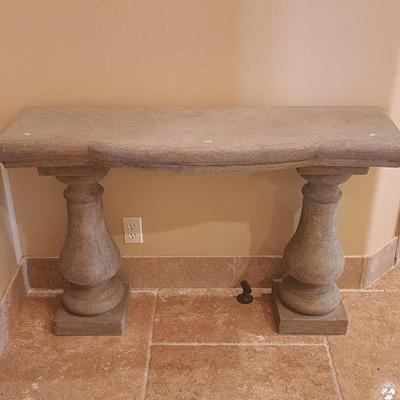 Entry / Sofa Table Concrete Look - composite (not heavy), great condition, 48