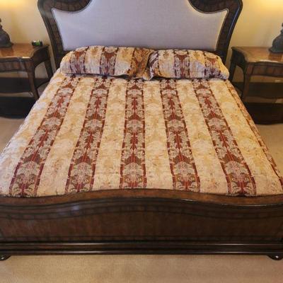 A.R.T. Furniture 3 Piece Bedroom Furniture King Bedframe - high quality, kept in 1 of 2 guest bedrooms, used sparingly, 75