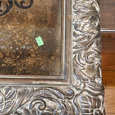 Victorian Pub Mirror - wood backed, very heavy, ornate frame. 36.25
