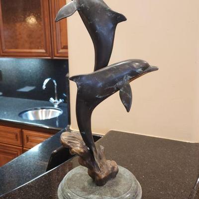 SPI Home Bronze Dolphin Sculpture ($345)

