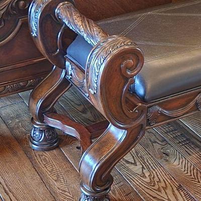 "North Shore" Collection ByÂ ï»¿AshleyÂ Furniture ï»¿Upholstered Bench - paid $360, 54"W x 23.5"H x 20.5"D ($250)