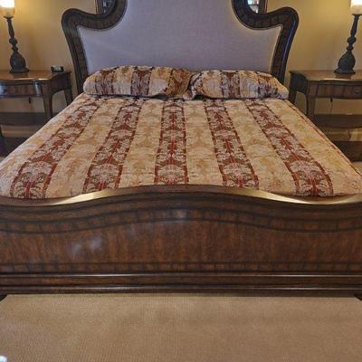 A.R.T. Furniture 3 Piece Bedroom Furniture King Bedframe - high quality, kept in 1 of 2 guest bedrooms, used sparingly, 75"H x...