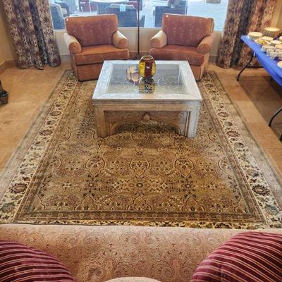 Area Rug by Kathy Ireland Home - kept in formal sitting area (very clean), 10' x 13'