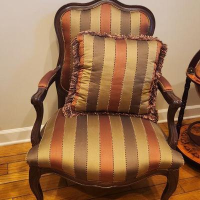 2 Christy Bergere Matching Accent Chairs - used in office, used sparingly, 42"H x 28"W x 28"D ($195EA.)