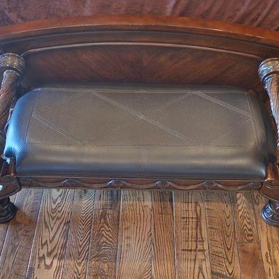 "North Shore" Collection ByÂ ï»¿AshleyÂ Furniture ï»¿Upholstered Bench - paid $360, 54"W x 23.5"H x 20.5"D ($250)