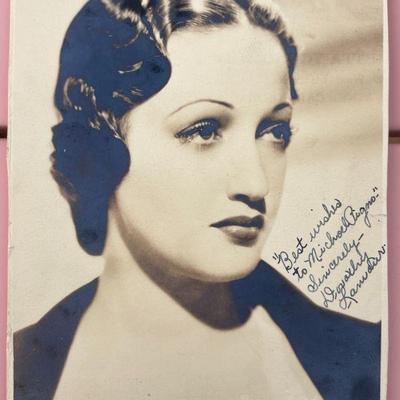 Autograph Dorothy Lamour