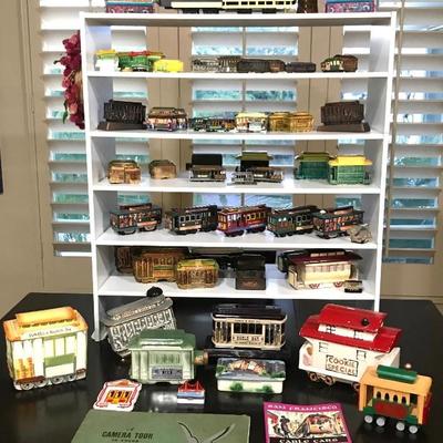 Vintage cable car collection
