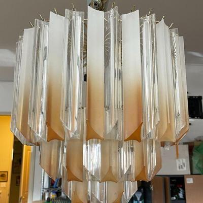 70s Art Deco chandelier