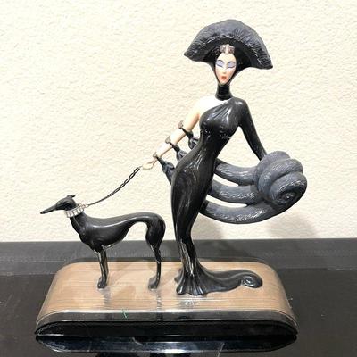 Erte style figurine