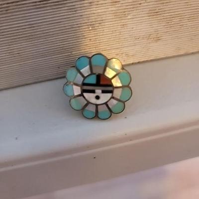 Zulu sun face ring