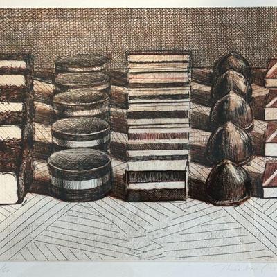 Chocolates by Wayne Thiebaud (American, 1920-2021), Print