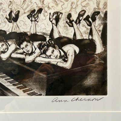 Dancers On Piano by Ann Chernow (American, b 1936) Print