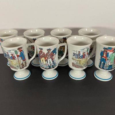 Colonial Theme - made in japan mugs
