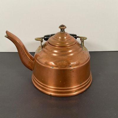 Vintage Copper Tea Pot