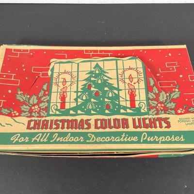 Vintage xmas Lights