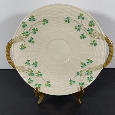 Belleek Porcelain Bread Plate 3rd Blk Mark