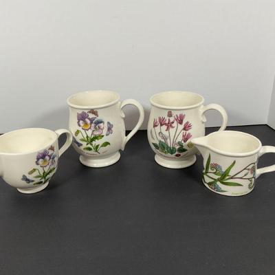 Portmeirion "Botanic Roses" Cream & Sugar
