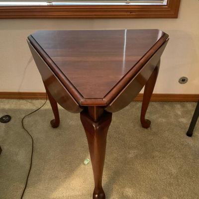 triangular Drop Side Table