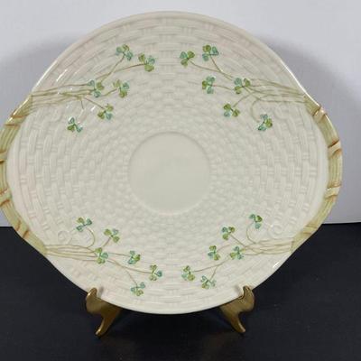 Belleek Porcelain Bread Plate 8th Mark