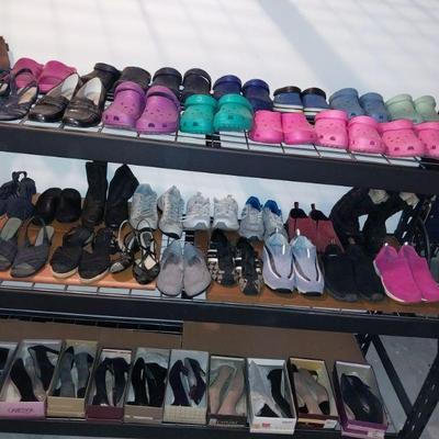 TONS of ladies size 8 shoes,  from Crocs to designer.