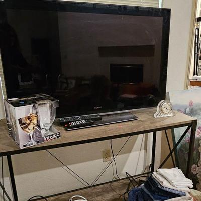 Sony Bravia TV and stand