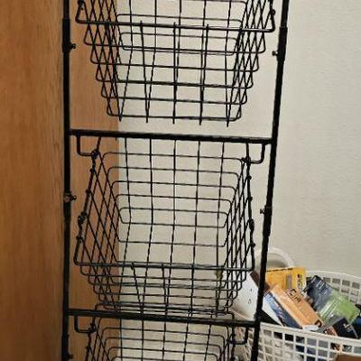 3-basket hanging storage