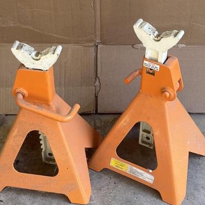 (2) 6-Ton Heavy Duty Jack Stands