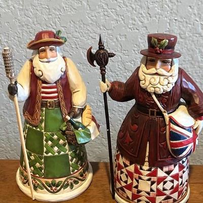 (2) Collectable Jim Shore Christmas Figurines