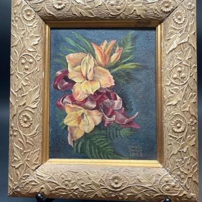 Vintage Signed Oil Painting by Local Texas Artist