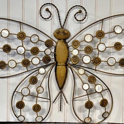 Butterfly Metal Wall Decor Art Sculpture