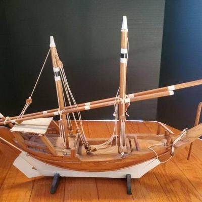 Wooden Dhow / Sail Boat
