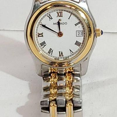 Movado Classic Woman's Gold And Silver Watch