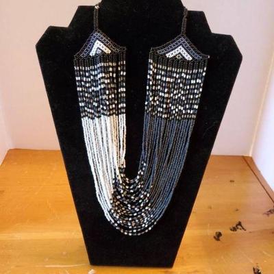 Pretty Multistrand Beaded Necklace