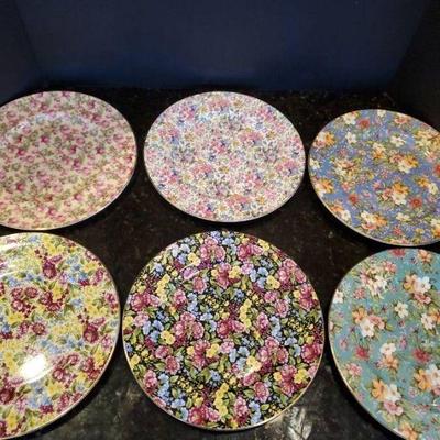 Floral Pattern Plates