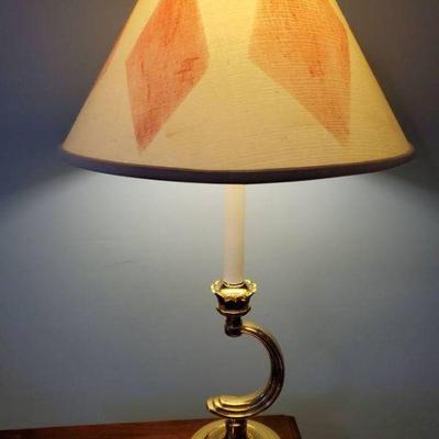 Brass Table Lamp (32")