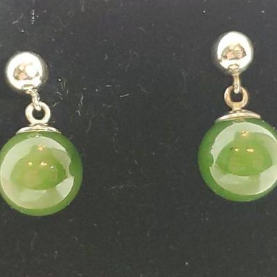 Nephrite Jade Earrings