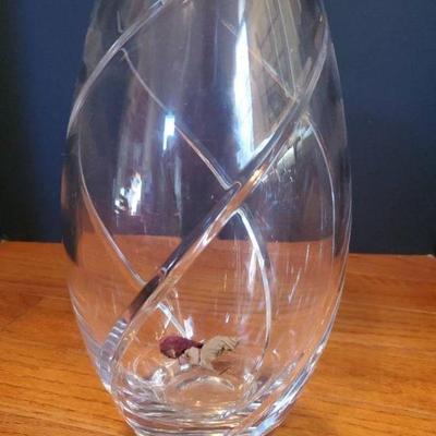 Heavy Egg-Shaped Vase (12")
