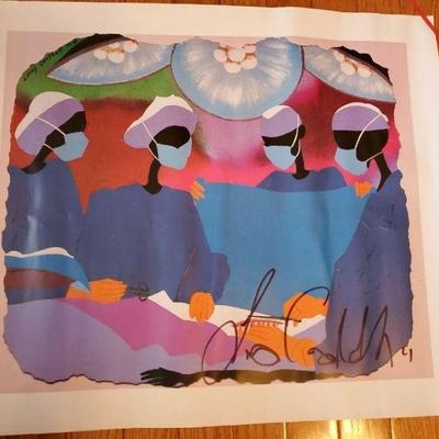 Cut Bone Print - Signed By Leroy Campbell